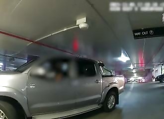 Police officer hit by out-of-control motorist in parking lot