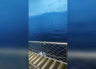 Bloqués au large pour suspicion de coronavirus, des passagers d’un ferry préfèrent se jeter à la mer