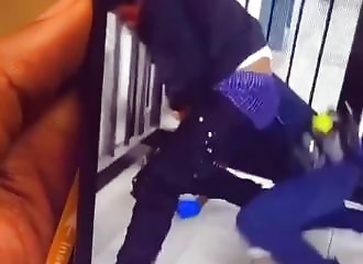 2 officiers se font agresser par un couple de fraudeurs 