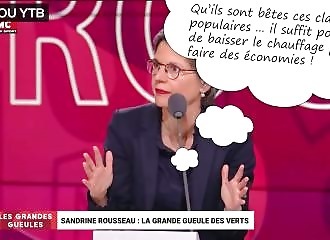 Effort de guerre : Sandrine Rousseau veut que les Français “baissent de 2° leur chauffage”