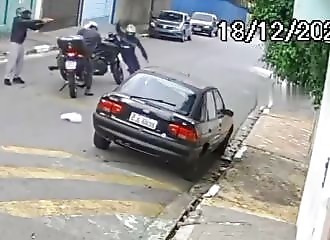  He is shot in the head and survives (Warning - shocking) 