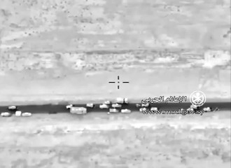 Syrie : un important convoi de l’état islamique se fait détruire par l’aviation russe