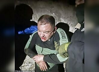 Russian troops brutally attack Crimean cafe (Warning - shocking)