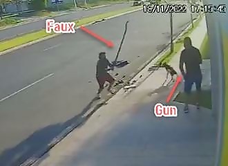 Il agresse un flic en congé au Brésil, c'était sa dernière erreur (Public averti)