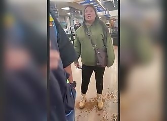 Elle se fait chopper en train de voler, la suite vous laissera sans voix