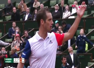 « Fermez vos gueules ! » : les mots doux de  Richard Gasquet à des spectateurs du Roland-Garros
