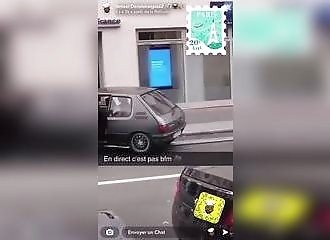 Filmés en train d'attaquer une banque en Peugeot 205 ! (Paris)