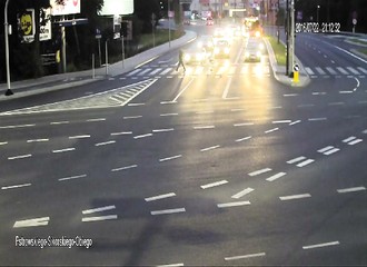 Sans cet accident, ce cycliste se serait certainement fait faucher (Pologne)