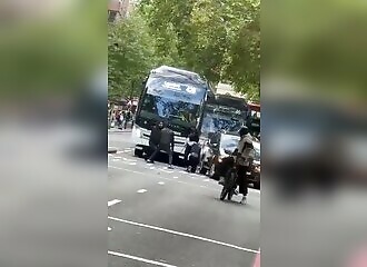 Armed violence in front of a mosque in London