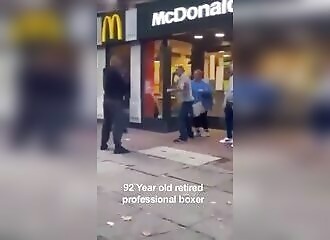 An old man facing two scum, the rest will amaze you!