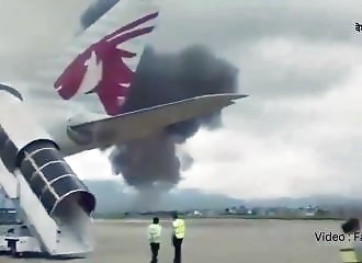Plane crash at Nepal's international airport: 18 dead, pilot survives