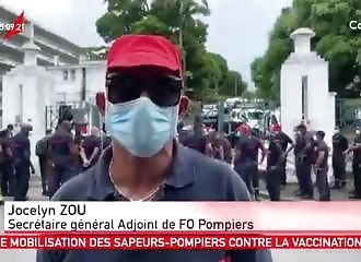 Ce pompier se revendique contre le pass vaccinal!