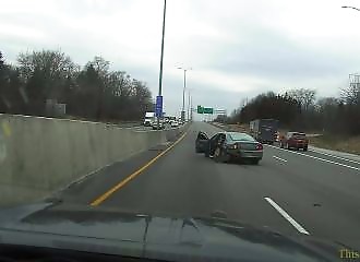 Woman arrested after car chase with two children on board