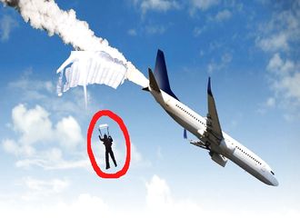 TéléCrayon nous explique pourquoi il n’y a pas de parachutes dans les avions