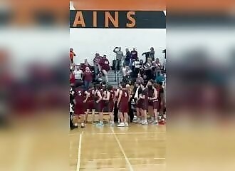 Spectators and coach assault referee after basketball game