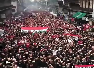 La spectaculaire démonstration de force des supporters hongrois à Marseille