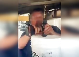 Trouer un réservoir de gaz avec une perceuse était une mauvaise idée