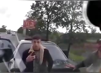 Violent road rage en Russie
