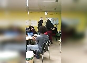 Substitute teacher throws student to the ground