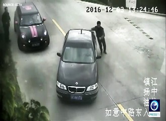 Auteur d’une grosse maladresse, cet automobiliste chinois est victime d’un énorme accident