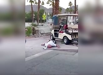 Papy veut à tout prix conduite, ça se passe mal !