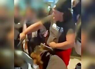 Two men using fake guns arrested after mall brawl