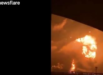 Gigantesque explosion dans une raffinerie à Philadelphie