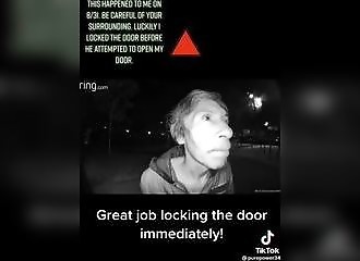 That's why you should lock your door!